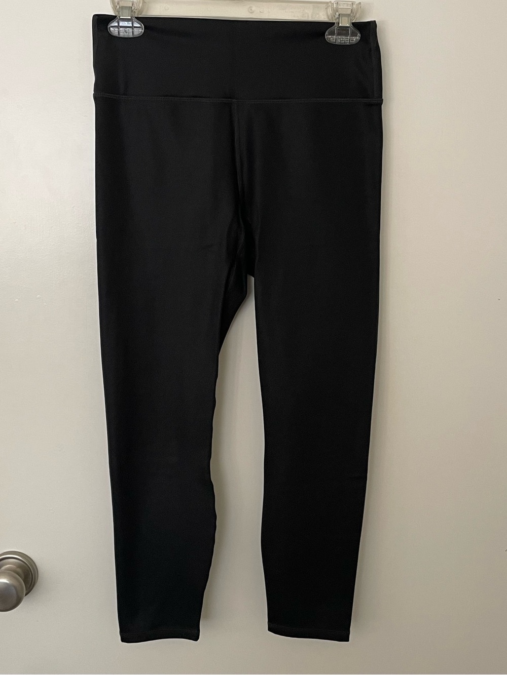 Fabletics Black Iridescent Luxe High-Waist 7/8 Leggings